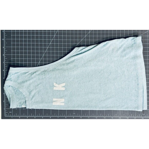 Victoria Secret Pink Tank XS Women Cropped Tank Top Mint Green Burnout Shirt - Picture 6 of 6